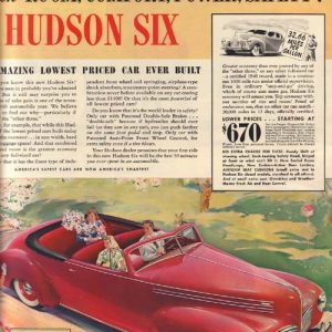 Hudson Ad 1940