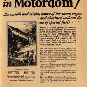 Hudson Ad October 1927