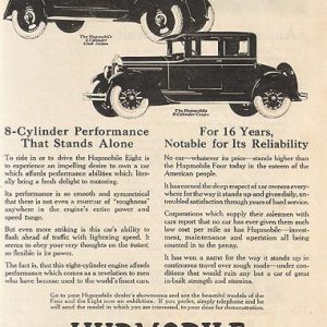 Hupmobile Ad 1925