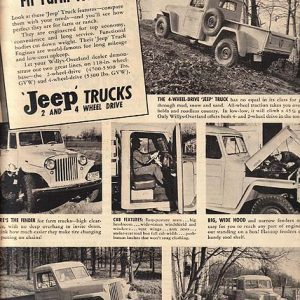 Jeep Trucks Ad 1949