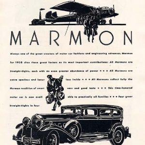 Marmon Ad 1930