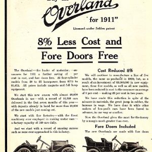 Overland Ad 1910