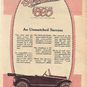 Overland Ad 1917