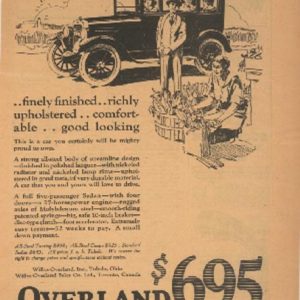 Overland Ad 1925