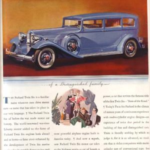 Packard Ad 1932