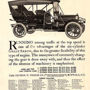 Pierce-Arrow Ad 1908