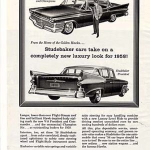 Studebaker Ad January 1958