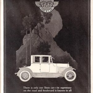 Stutz Ad 1921