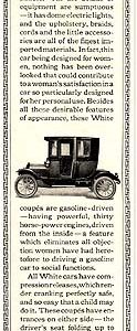 White Steamer Ad July 1911