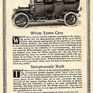 White Steamer Ad November 1911