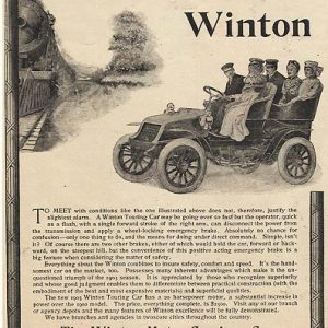 Winton Touring Car Ad 1903