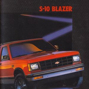 Chevrolet Blazer Dealer Brochure 1985