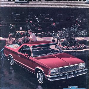 Chevrolet El Camino Dealer Brochure 1981