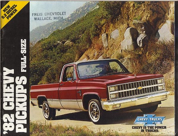 Chevrolet Pickup Dealer Brochure 1982