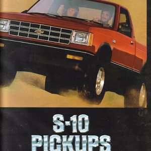 Chevrolet Pickup Dealer Brochure 1984