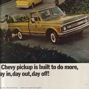 Chevrolet Pickup Truck Ad April 1969