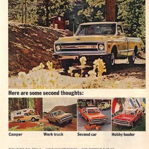 Chevrolet Pickup Truck Ad Feb 1969