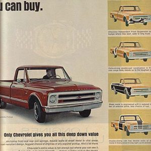 Chevrolet Pickup Truck Ad May 1968