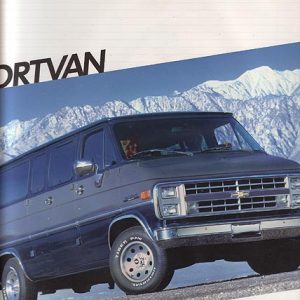 Chevrolet Sportvan Dealer Brochure 1986