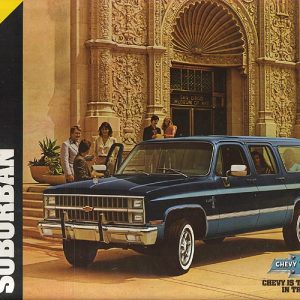 Chevrolet Suburban Dealer Brochure 1982