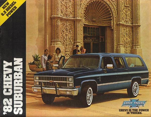 Chevrolet Suburban Dealer Brochure 1982