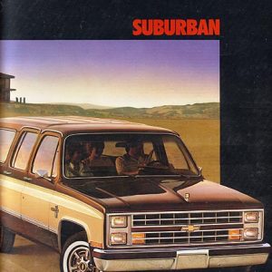 Chevrolet Suburban Dealer Brochure 1985