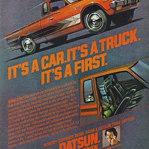 Datsun King Cab Truck Ad 1978