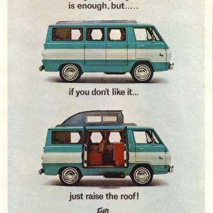 Dodge Camp Wagon Ad 1965