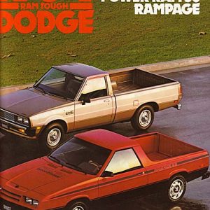 Dodge Ram Trucks Dealer Brochure 1984