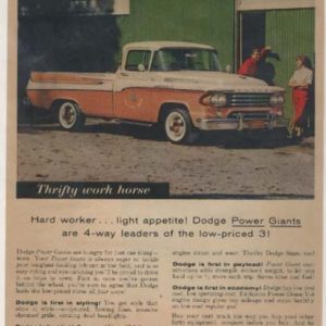 Dodge Truck Ad 1958