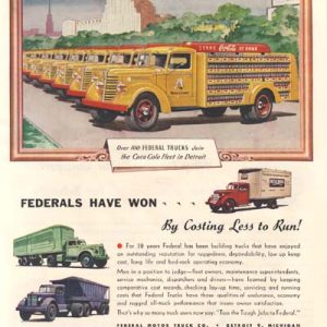 Federal Trucks Ad May 1948