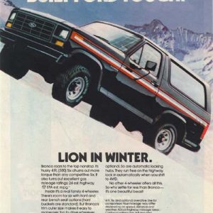 Ford Bronco Ad 1982
