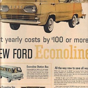 Ford Econoline Trucks Ad 1961
