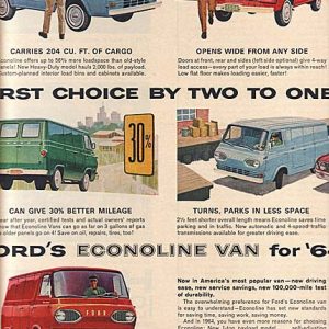 Ford Econoline Trucks Ad 1964