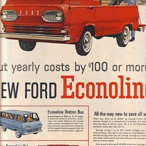 Ford Econoline Trucks Ad April 1961