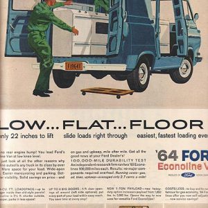 Ford Econoline Trucks Ad December 1963