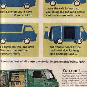 Ford Econoline Trucks Ad February 1963