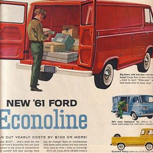 Ford Econoline Trucks Ad May 1961