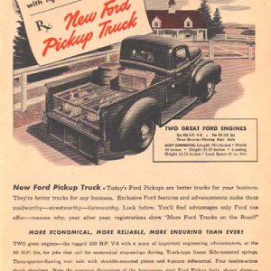 Ford Pickup Truck Ad 1946