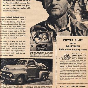 Ford Pickup Truck Ad April 1951