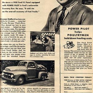 Ford Pickup Truck Ad March 1951