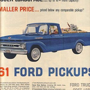 Ford Pickup Truck Ad March 1961