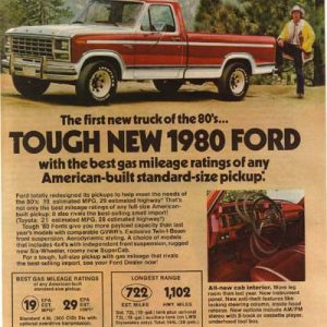 Ford Pickup Trucks Ad 1980