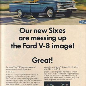 Ford Pickup Trucks Ad April 1966