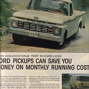 Ford Pickup Trucks Ad August 1963