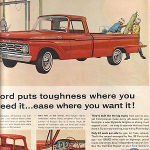 Ford Pickup Trucks Ad February 1964