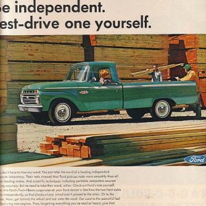 Ford Pickup Trucks Ad February 1966