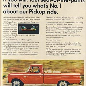 Ford Pickup Trucks Ad March 1966