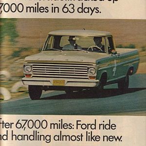 Ford Pickup Trucks Ad March 1967