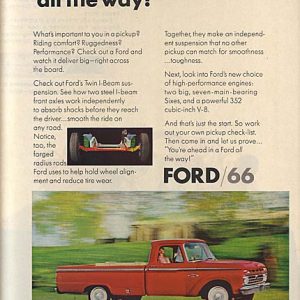 Ford Pickup Trucks Ad May 1966